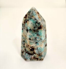 Amazonite with Garnet Generators / Points