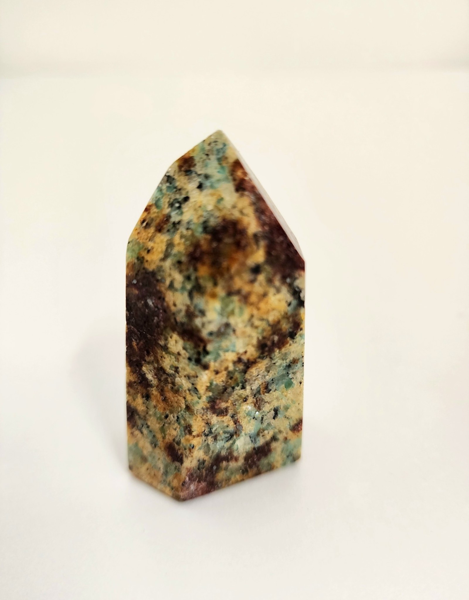 Amazonite with Garnet Generators / Points