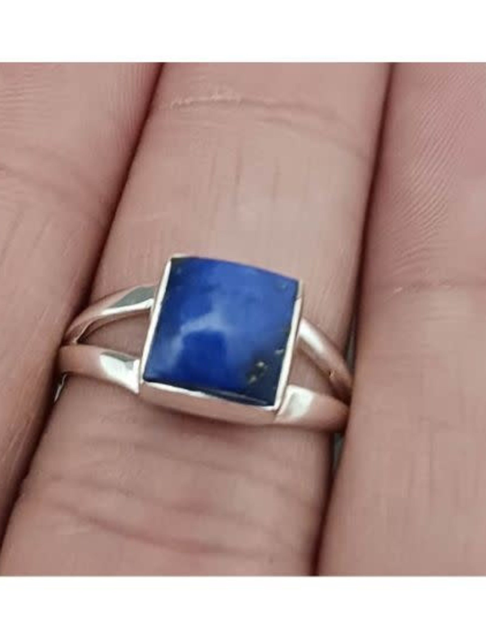 Lapis Lazuli Ring  B - Size 8 Sterling Silver