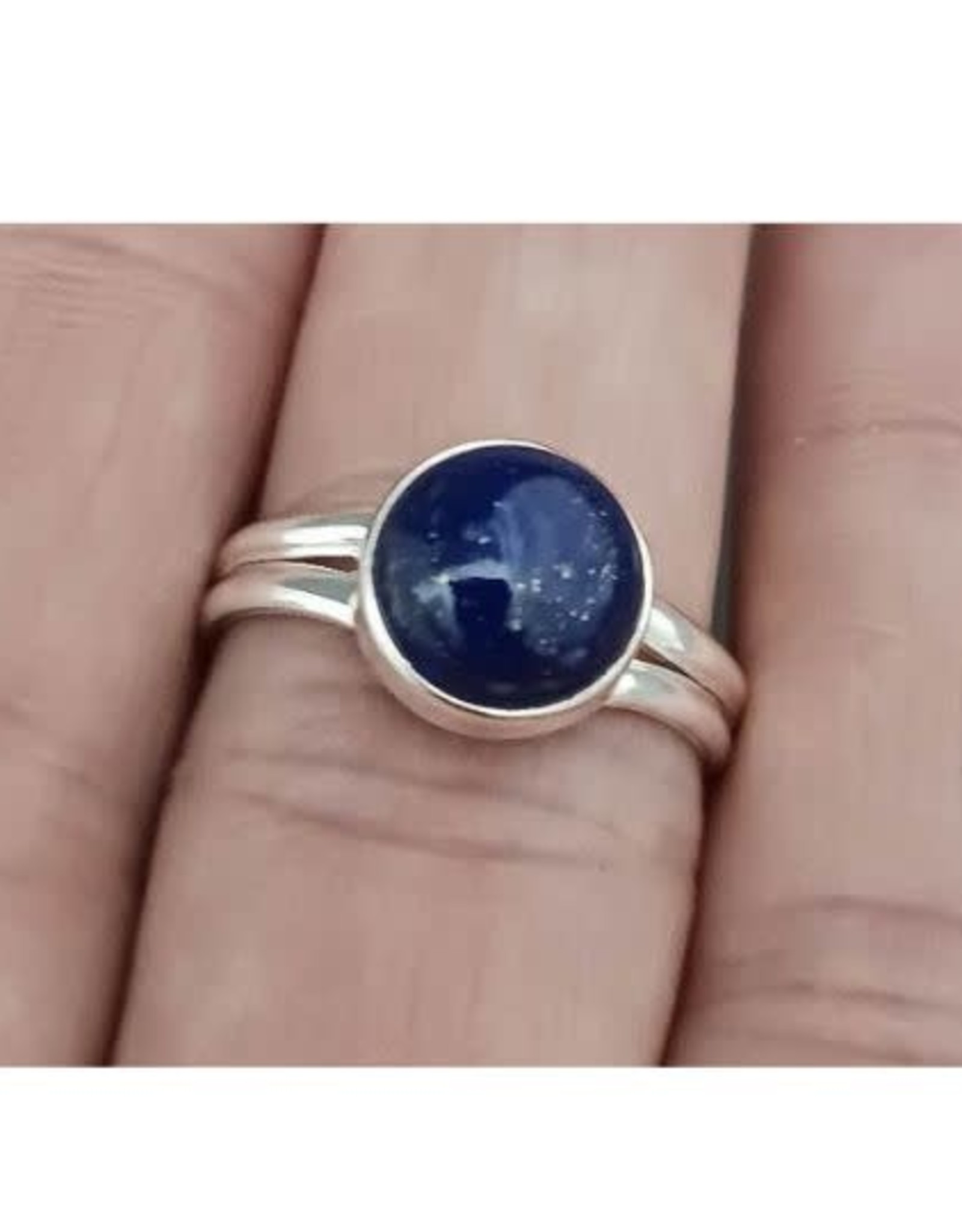 Lapis Lazuli Ring B - Size 10 Sterling Silver