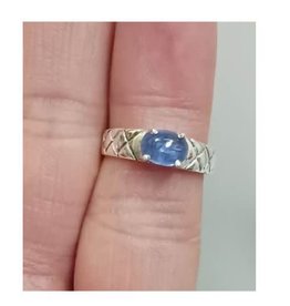 Blue Kyanite Ring A- Size 5 Sterling Silver