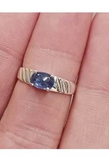 Blue Kyanite Ring  - Size 9 Sterling Silver