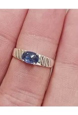 Blue Kyanite Ring B - Size 5 Sterling Silver