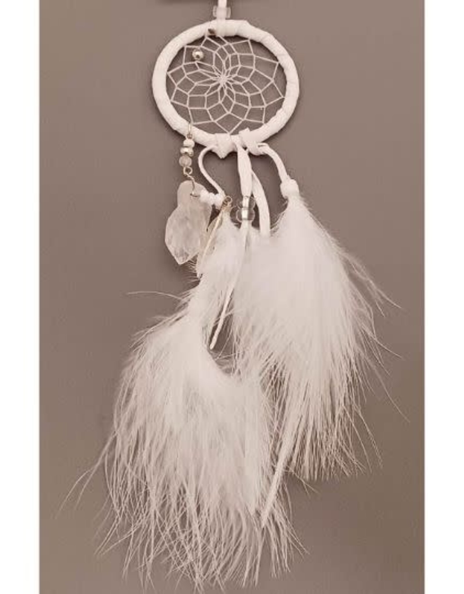 Monague Native Crafts Magical Dream Catcher White 2'