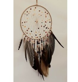 Monague Native Crafts Dream Catcher Brown 7"