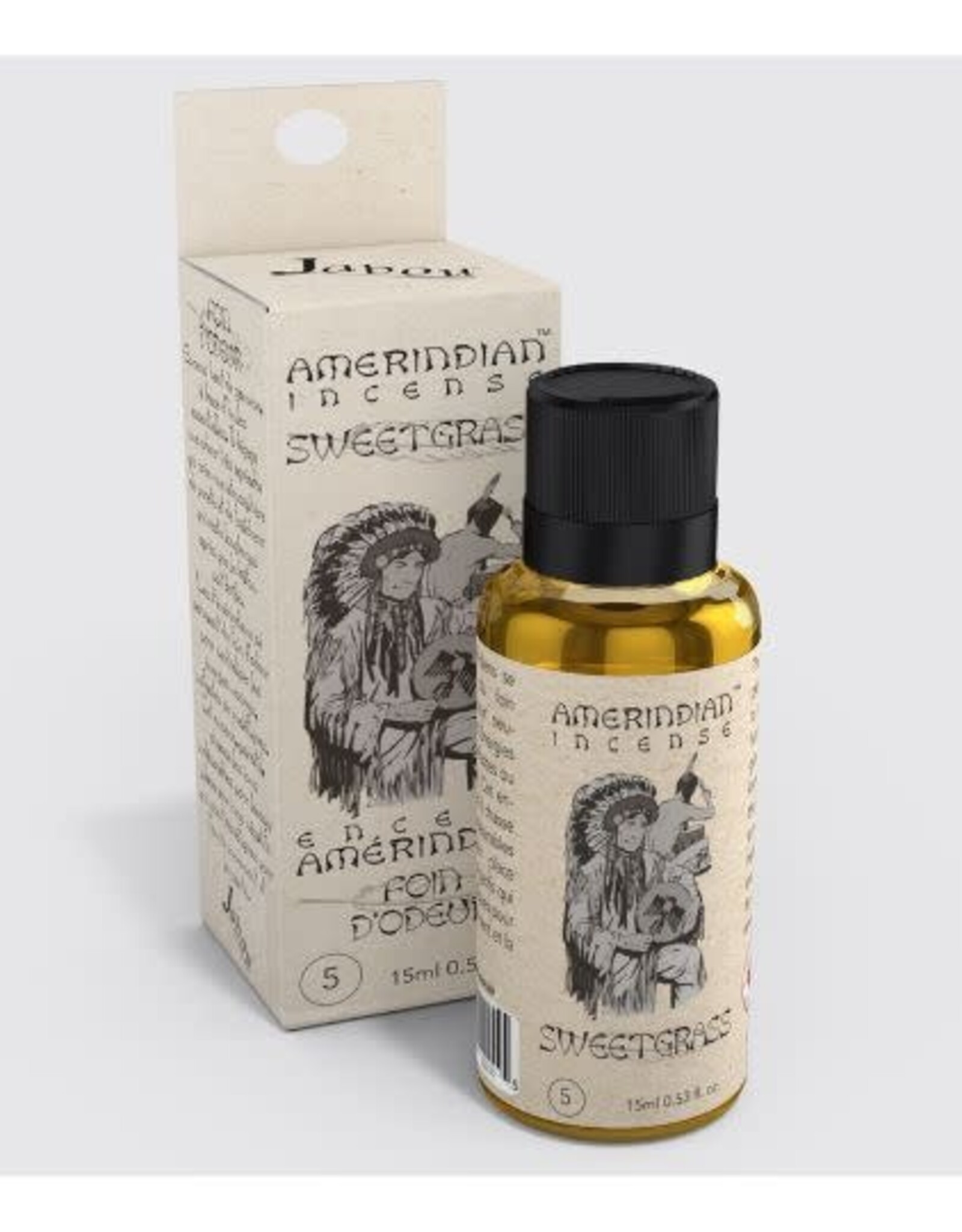Jabou Sweetgrass Incense Oil 15ml