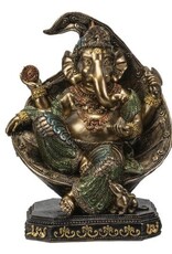 Pacific Trading Seated Ganesha Statue - 8" x 6.5" x 4"
