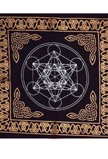 Metatron's Cube Altar Cloth - 18" * AS IS*