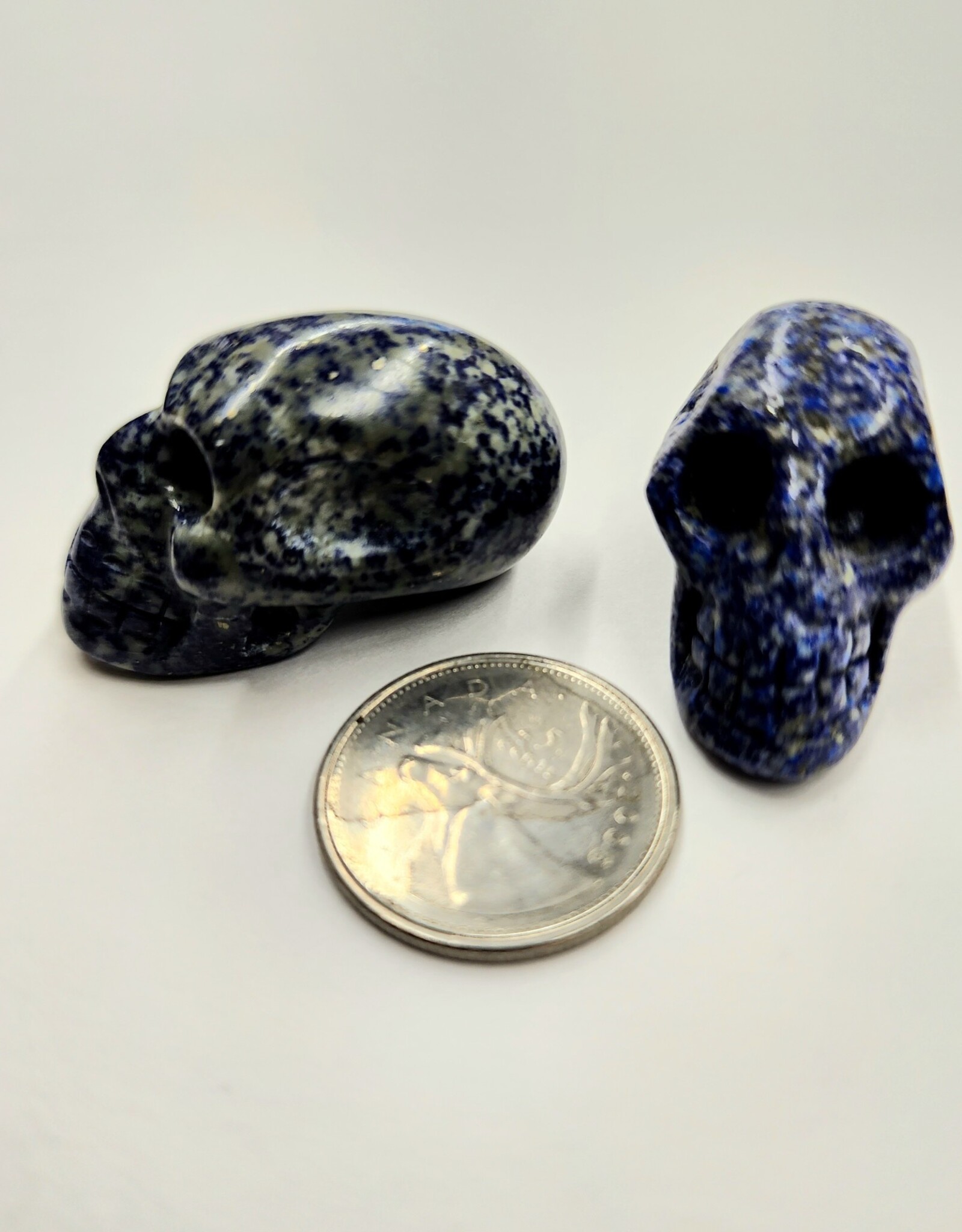 Elongated Alien Skulls Lapis Lazuli