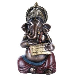 Pacific Trading Ganesha Statue with instrument - 7" x  4" x 4"