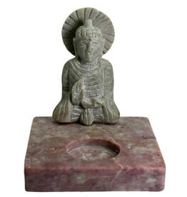 Buddha Stone Tealight Candle Holder
