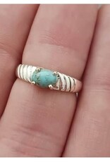 Turquoise Ring C - Size 6 Sterling Silver