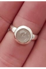Aquamarine Ring B - Size 6 Sterling Silver