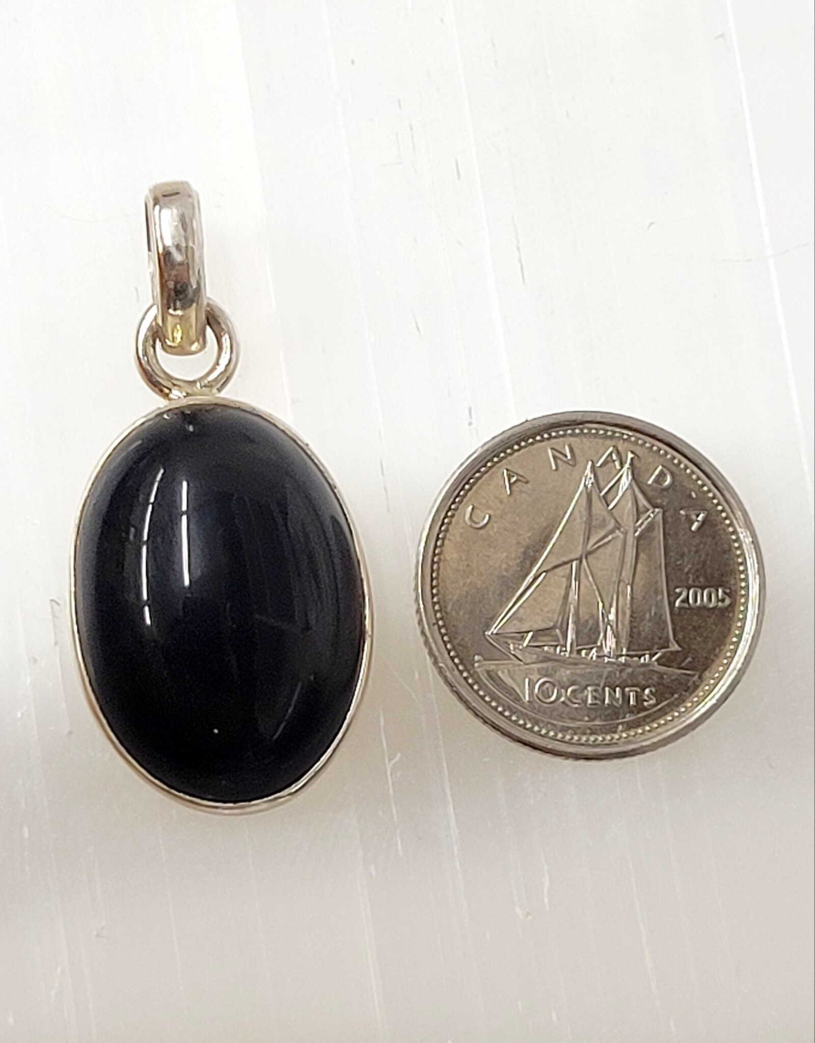 Black Obsidian A Pendant