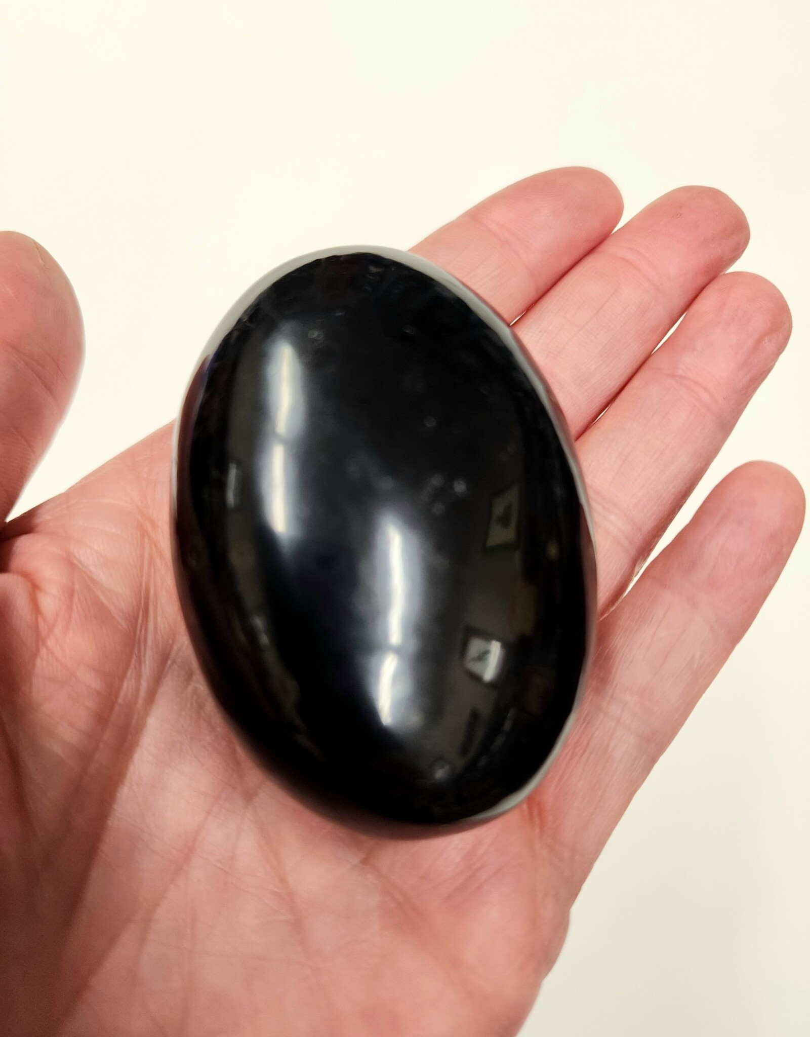 Black Tourmaline Palm Stone