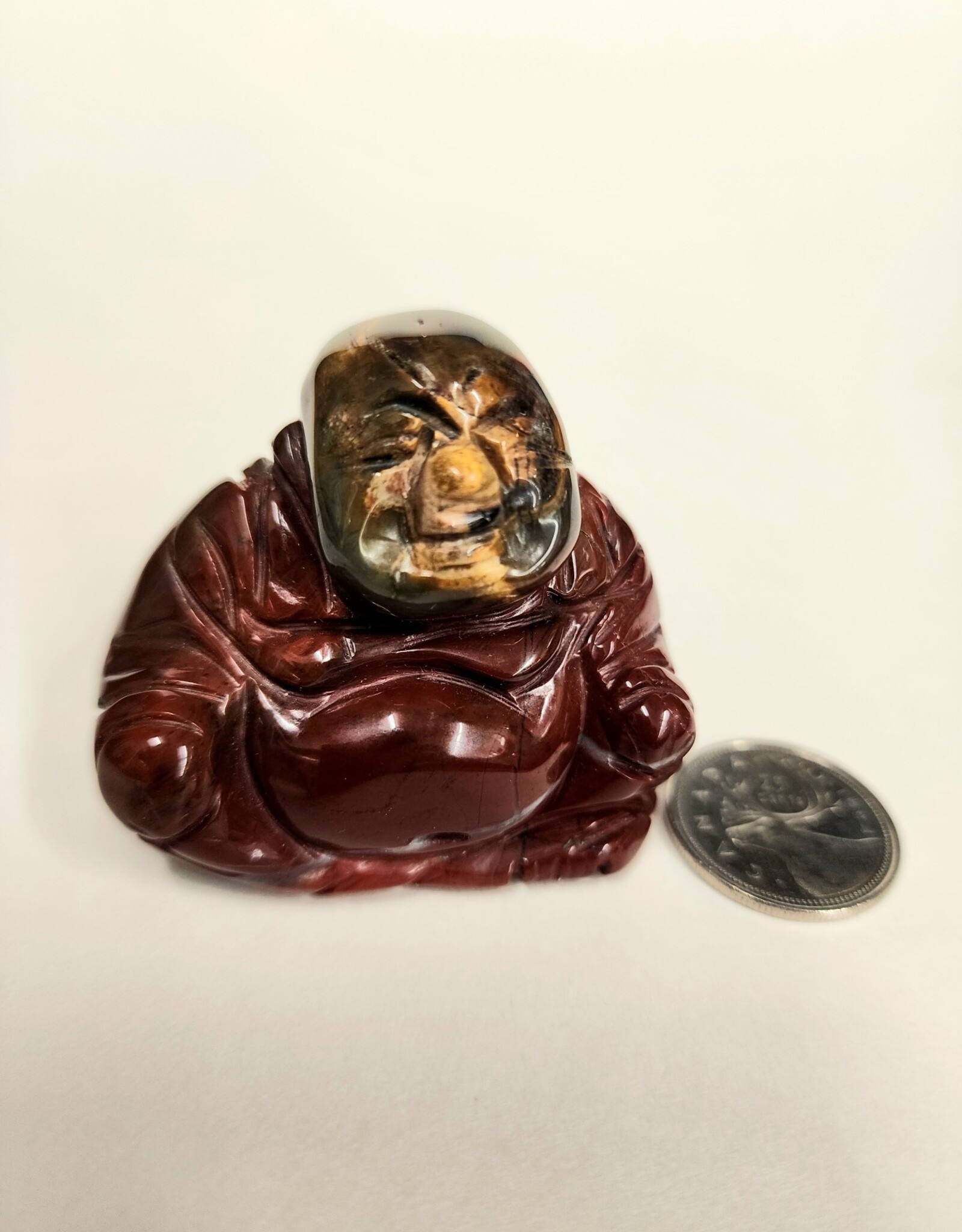 Buddha Carving small Mookaite Jasper