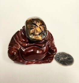 Buddha Carving small Mookaite Jasper