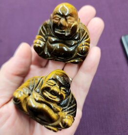 Buddha Carving small Tiger's Eye