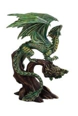 Tree Dragon Statue 10"