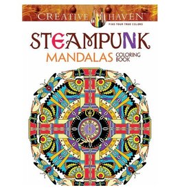 Creative Haven Steampunk Mandalas Coloring Book by Creative Haven
