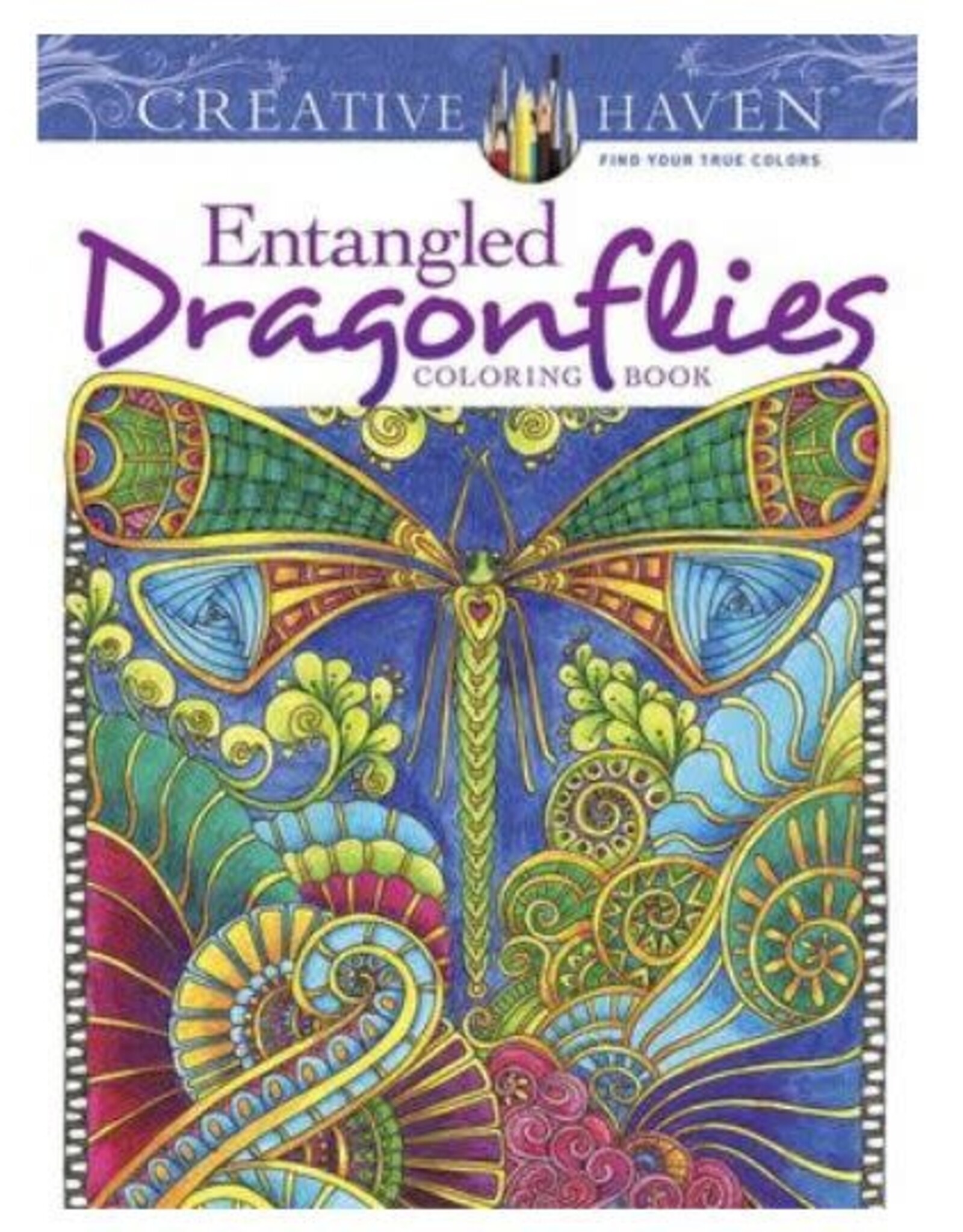 Creative Haven Entangled Dragonflies Coloring Book by Creative Haven