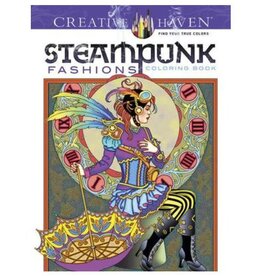 Creative Haven Steampunk Fashions Coloring Book by Creative Haven