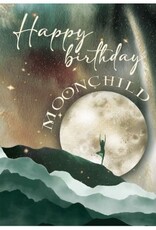 Tree - Free Greetings Happy Birthday Moon Child Greeting Card