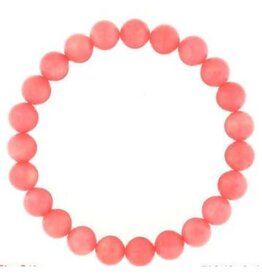 Pink Coral Bracelet 8MM