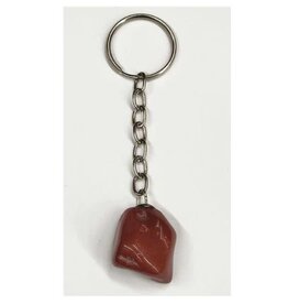 Tumbled Stone Keychains - Red Jasper