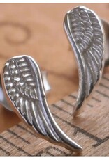 Wing Post Sterling Silver Earrings