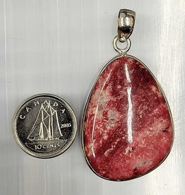 Thulite Pendant B Sterling Silver