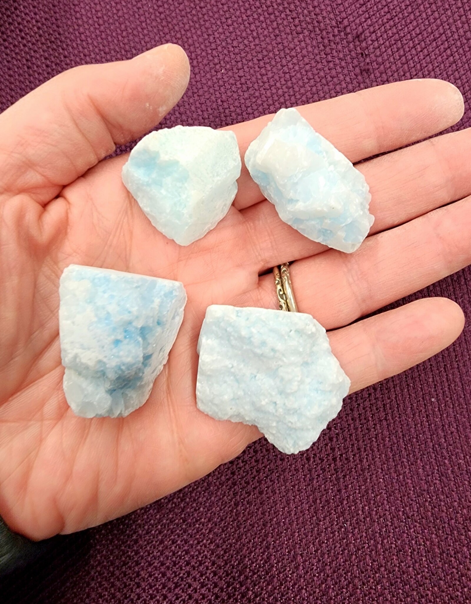 Blue Aragonite Raw