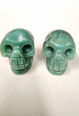 Green Aventurine Crystal Skulls 2"