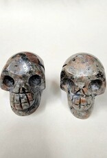 Brecciated Jasper Crystal Skulls 2"