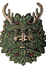 Pacific Trading Greenman Winter Plaque  Wall Hanger 7" x 5.5"