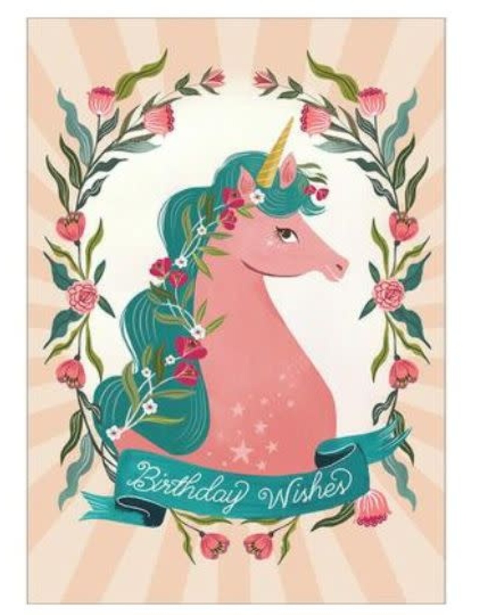 Tree - Free Greetings Unicorn Birthday Wishes - Greeting Card
