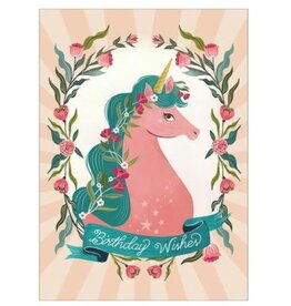 Tree - Free Greetings Unicorn Birthday Wishes - Greeting Card