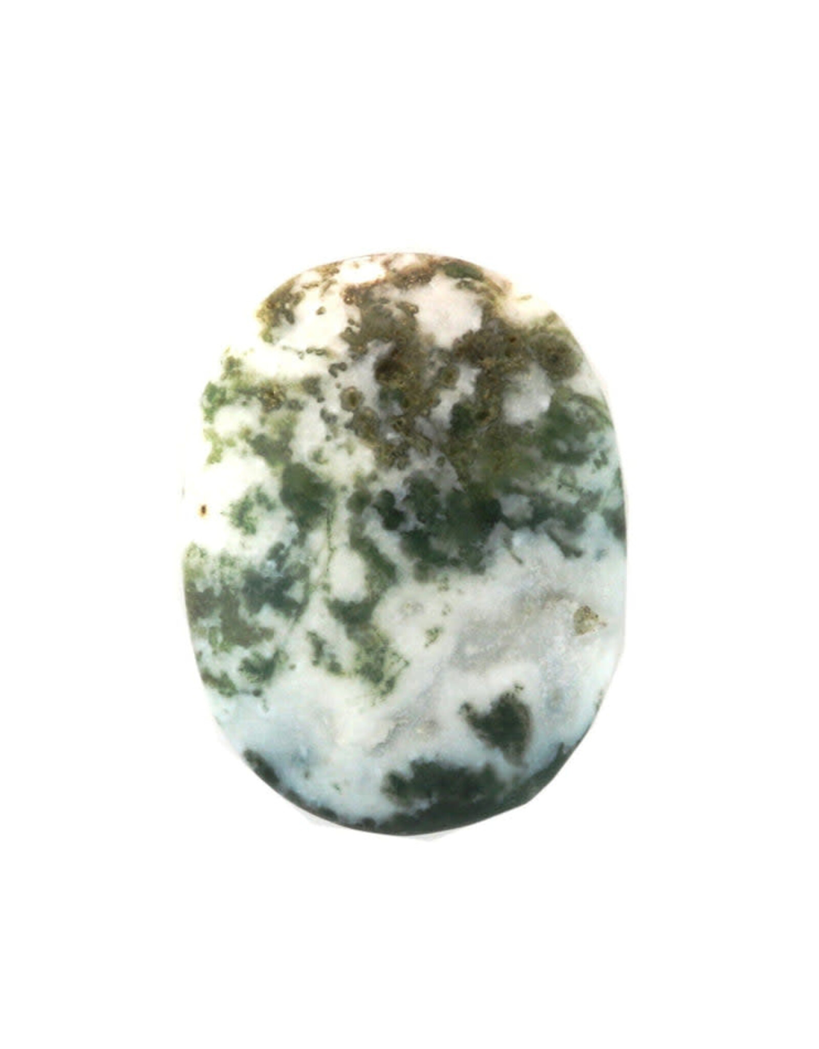Worry Stone - Green Moss Agate