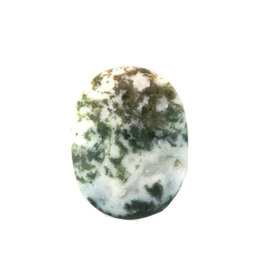 Worry Stone - Green Moss Agate