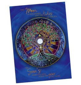 Tree - Free Greetings Winter Solstice Mandala Greeting Card