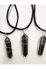 Golden Tiger's Eye Point Necklace