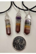 Chakra Point Wrapped Necklace