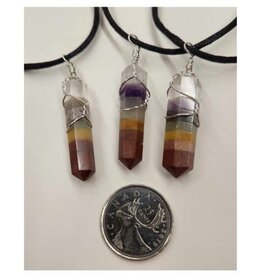 Chakra Point Wrapped Necklace