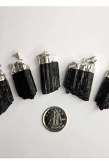 Assorted Black Tourmaline Pendants