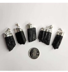 Assorted Black Tourmaline Pendants