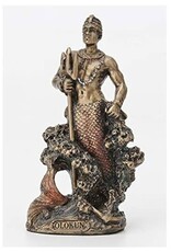 Olokun African God Owner of the Deep Sea 3.75"