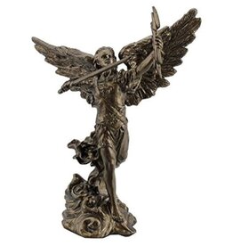 Archangel Remiel with Sword & Lightning Statue 4"