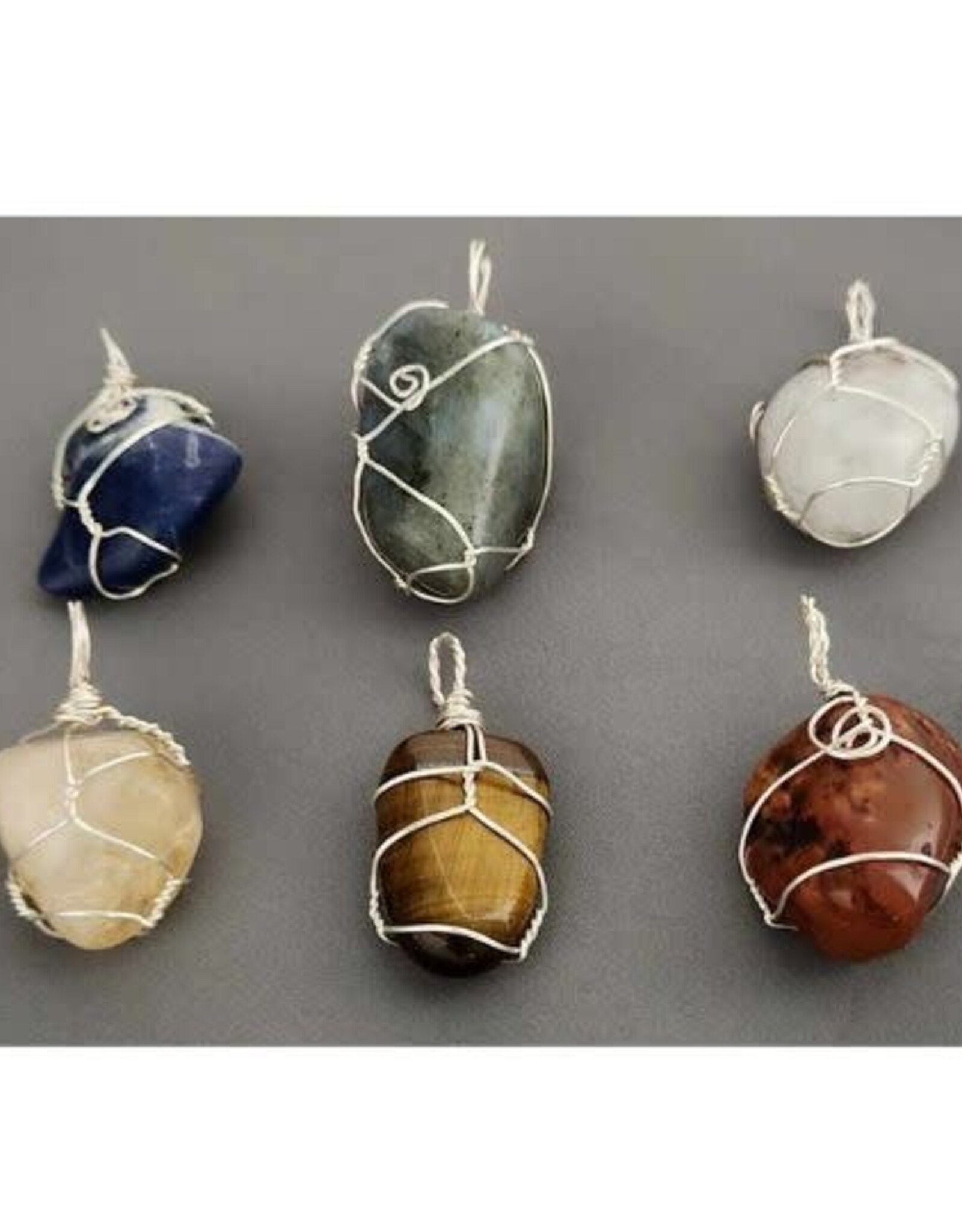 Assorted Wire Wrapped Crystals by Chantalle