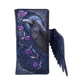 Embossed Wallet: Raven Take Flight