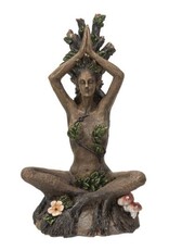 Pacific Trading Tree Ent Yoga  Statue  4" x 6.5"
